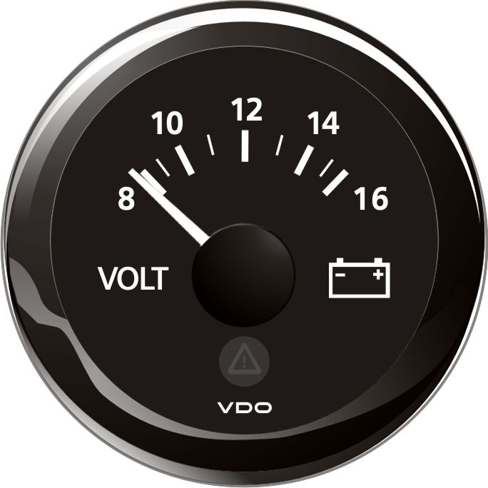 3491-005 Voltmeter VDO VIEWLINE 8-16V