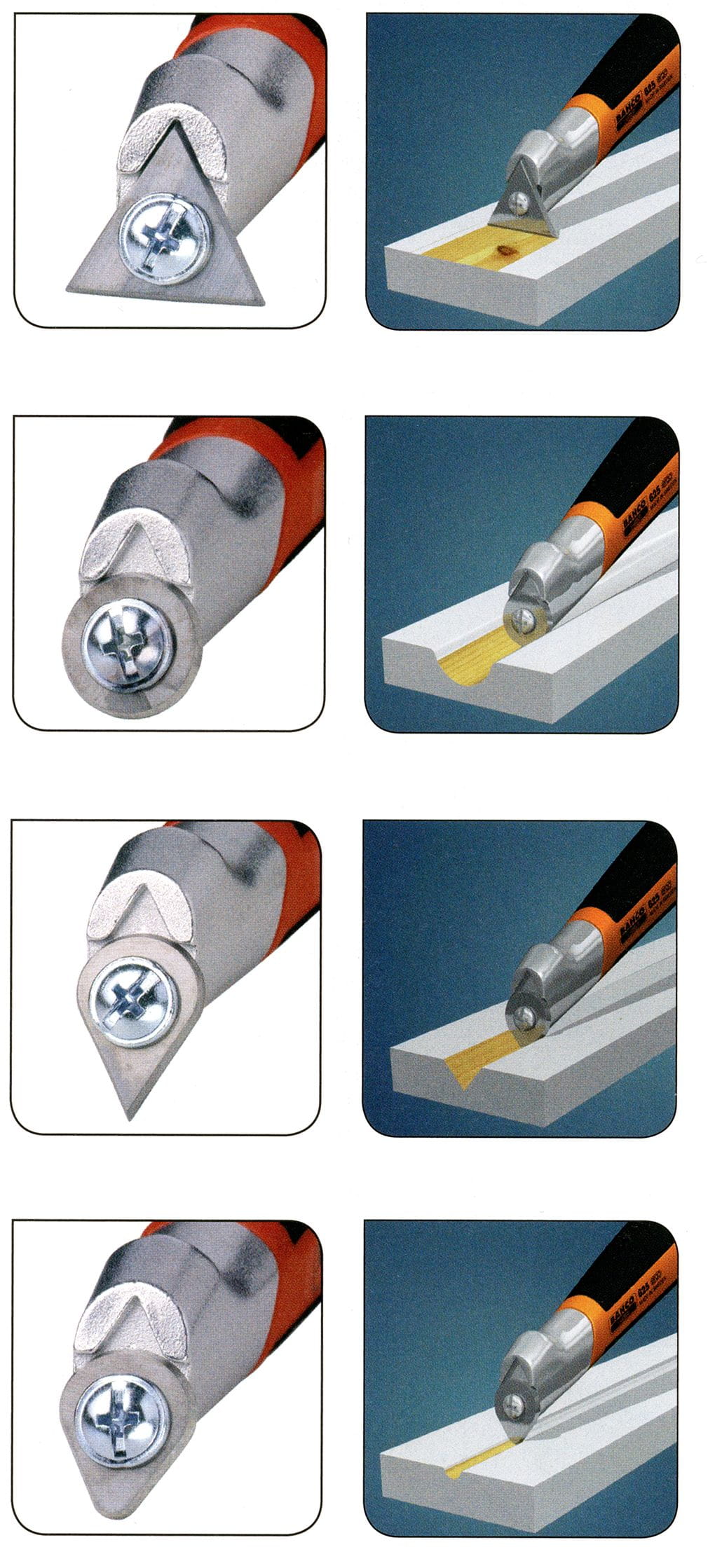 2149*04 verschiedene Klingen für MINI Schaber 625 BAHCO