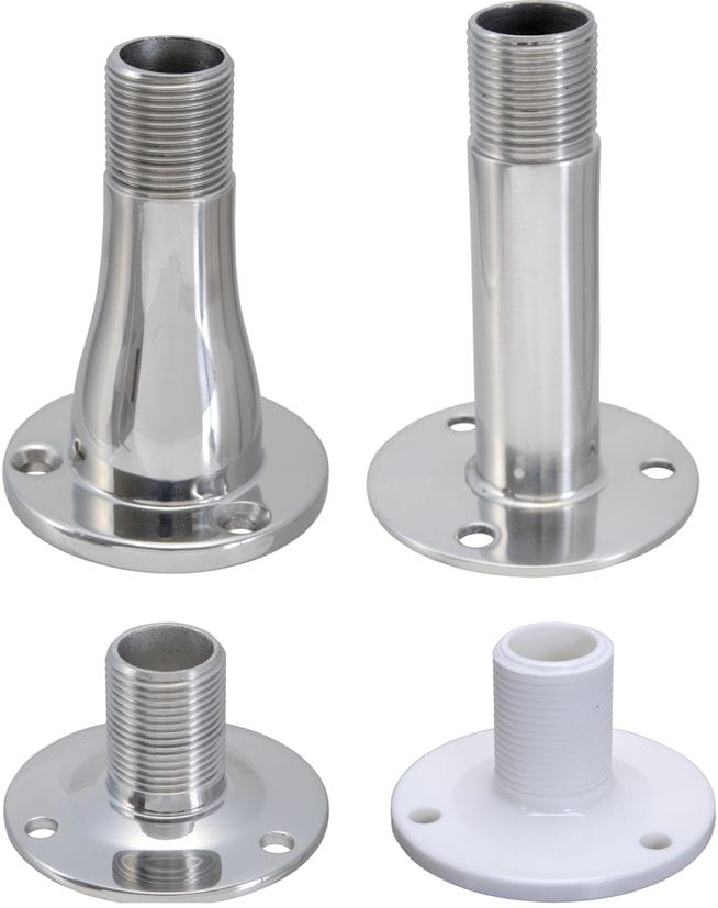 Antennenfüße, Antennenhalterung Antennenhalter 1"x14TPI Standfüße aus Edelstahl / Kunststoff