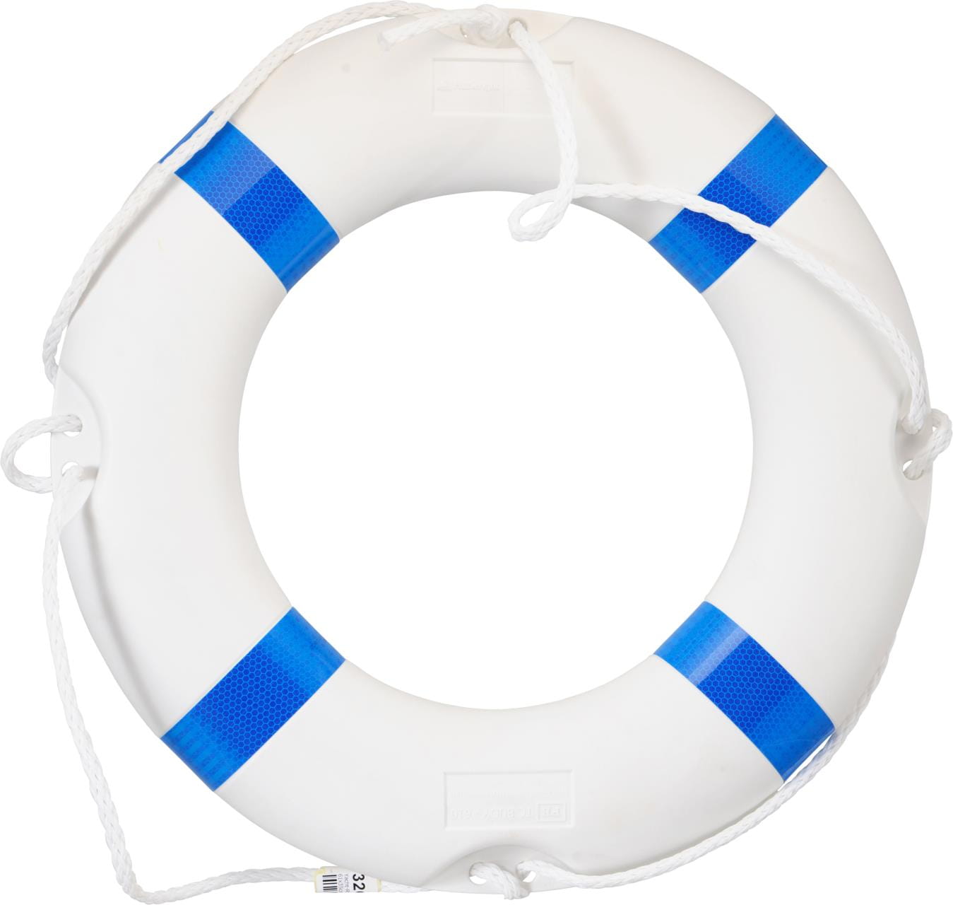 3203-002 Yacht-Rettungsring aus PE-Kunststoff blau Yacht-Rettungsring aus PE-Kunststoff 61x35cm
