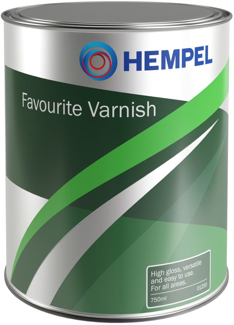 2577-007 HEMPEL FAVOURITE VARNISH Bootslack 750ml HEMPEL FAVOURITE VARNISH Bootslack
