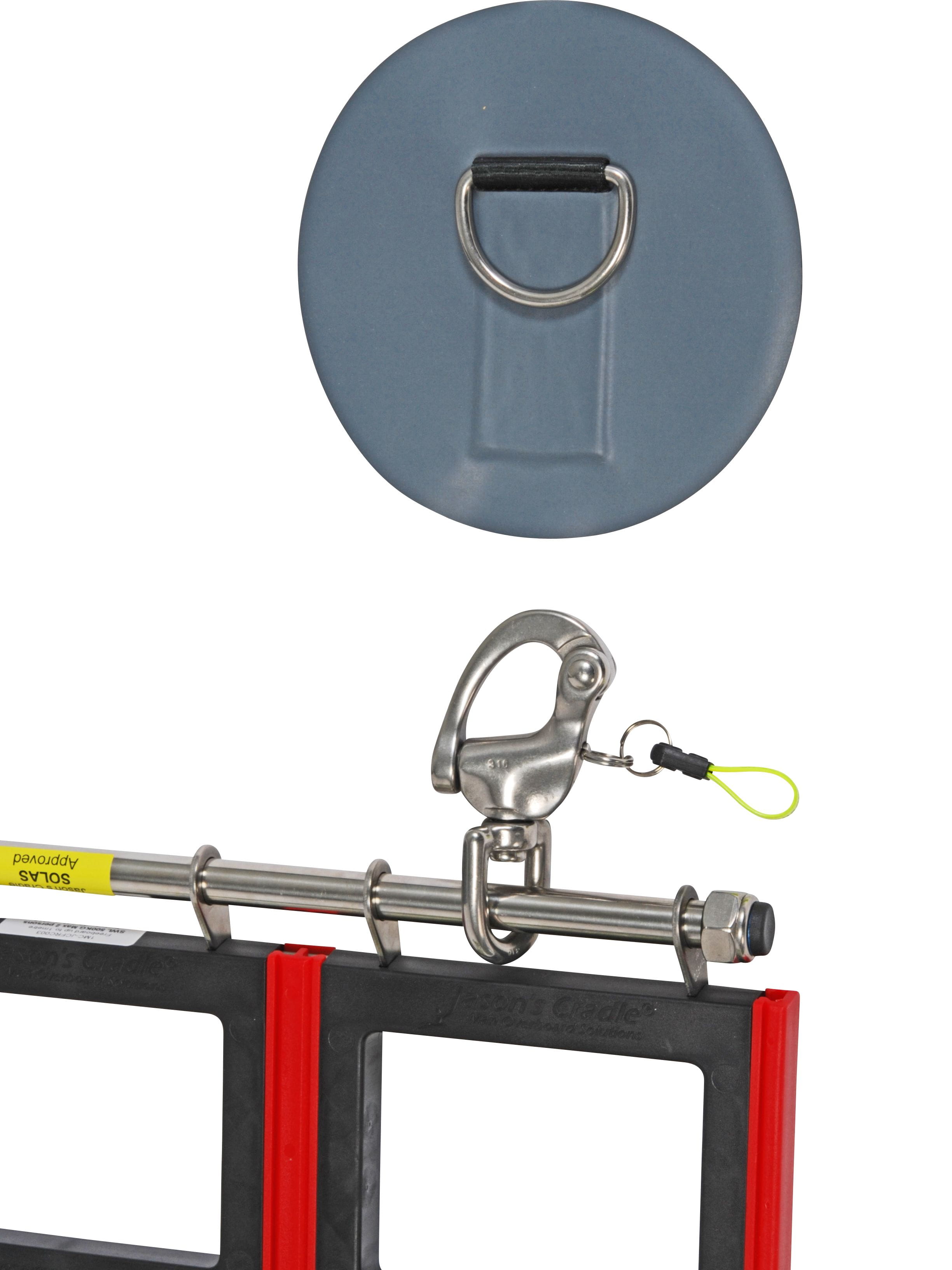 3054-314 JASON'S CRADLE FRC Kit-Rettungsgerät 3x14 Befestigungspatches JASON´S CRADLE FRC Kit Water rescue lift for RIBs