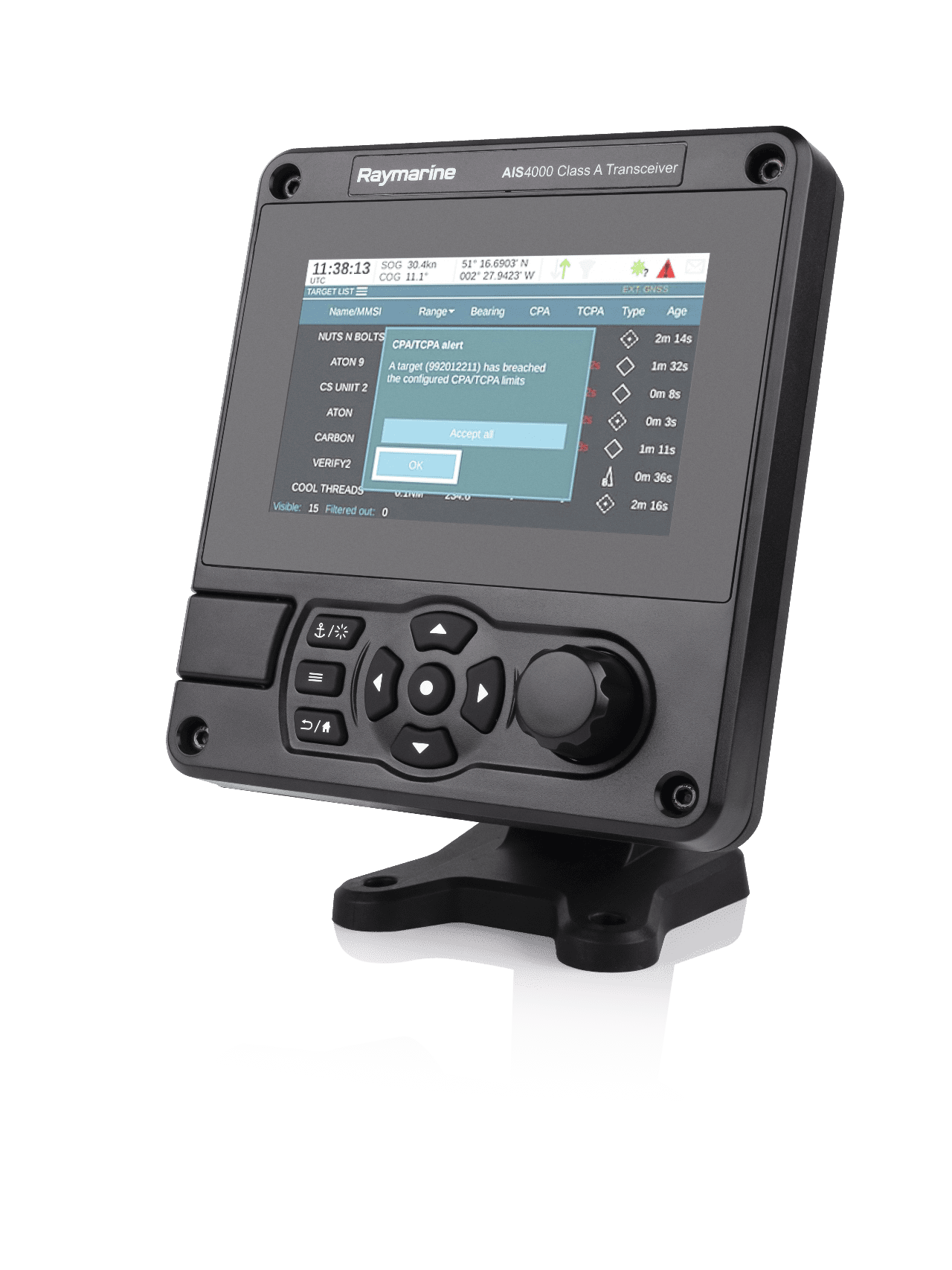 RAYMARINE AIS4000 Klasse A Transceiver