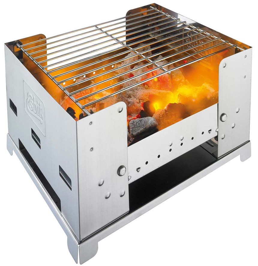 Stainless steel folding grill ESBIT BBQ-300 Stainless steel folding grill ESBIT BBQ-300