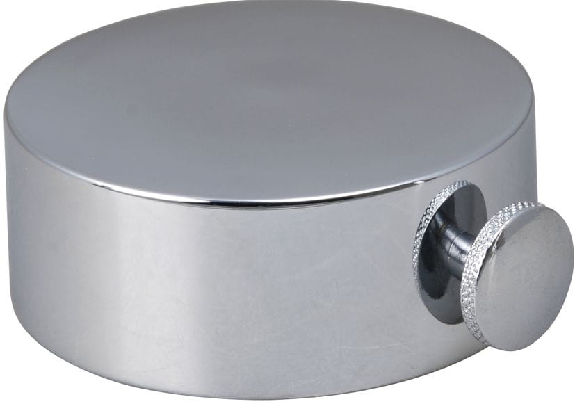 1835-600 Deckel für Windhutzenflansch Messing verchromt Deckel für Windhutzenflansch