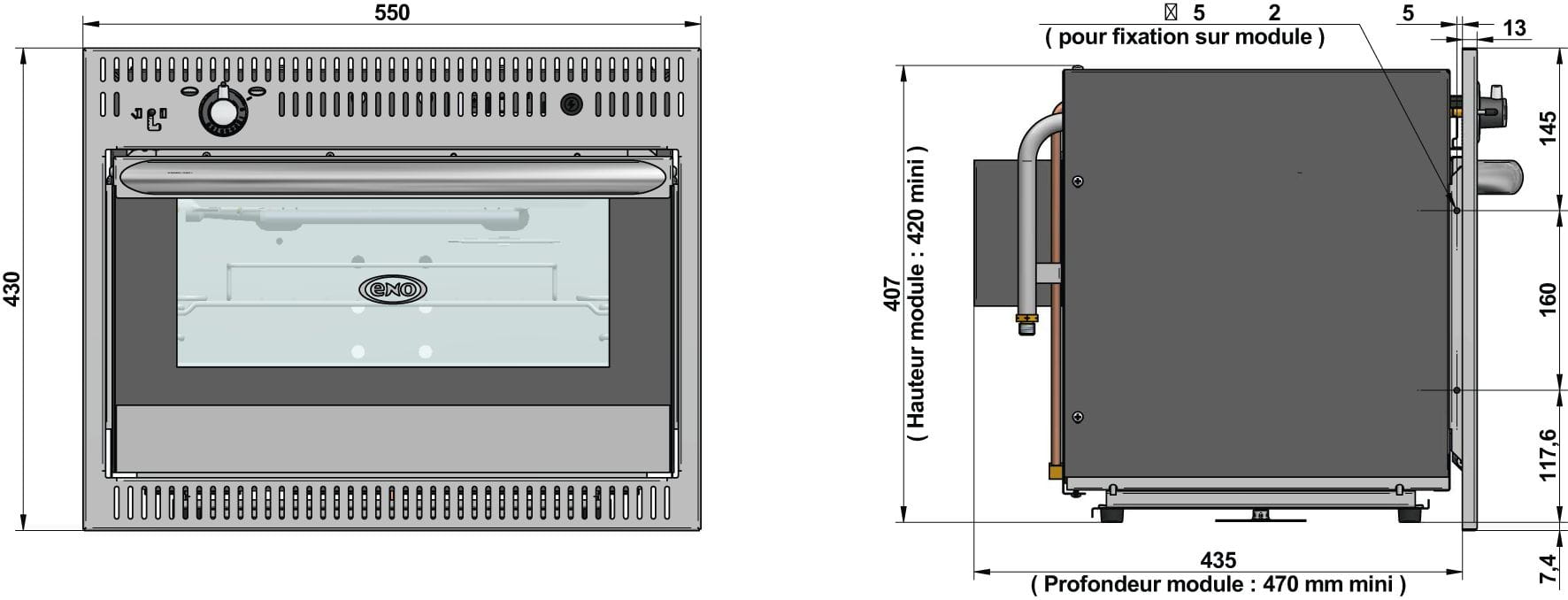 4720-001 ENO Einbau-Backofen PERIGORD