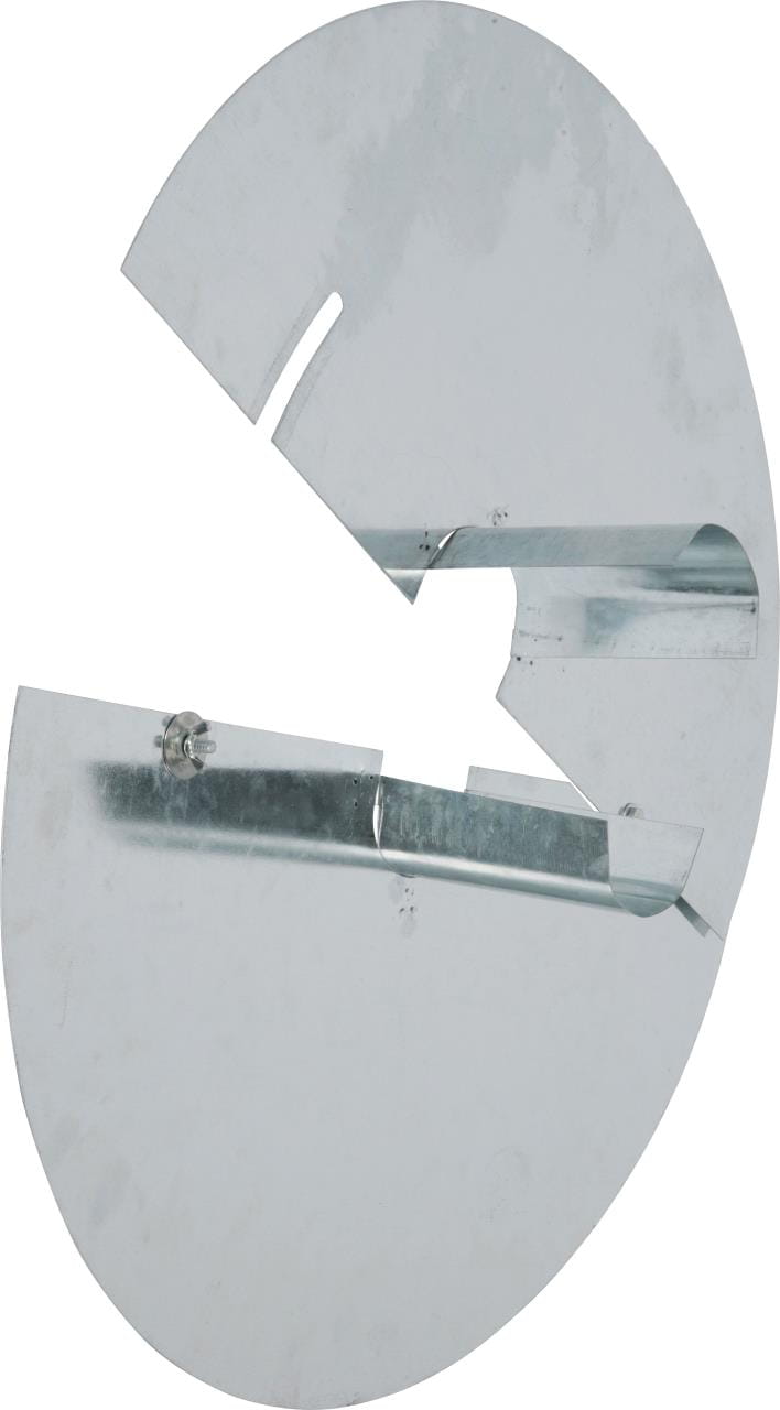 2811-000 Rattenblech 0,8 mm verzinkt Rat guard 0,8 mm galvanized steel