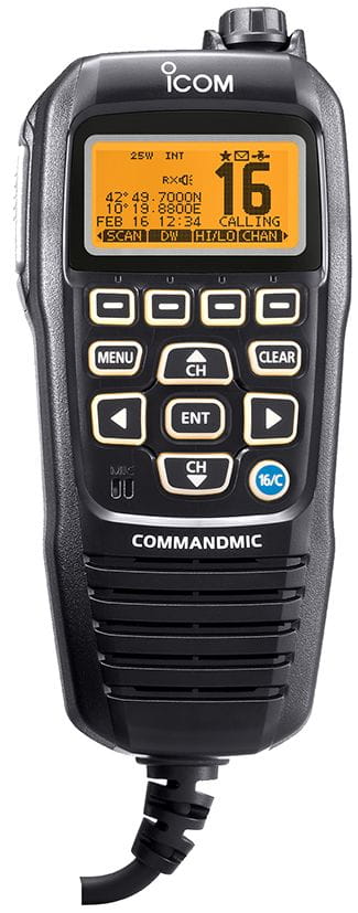 3938-400 ICOM IC-M400BBE Black Box UKW-Funkgerät + CommandMic HM-195B ICOM COMMANDMIC HM-195 remote control