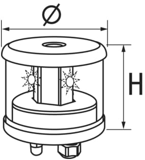 K2W Series S64 Classic LED Navigation Lights