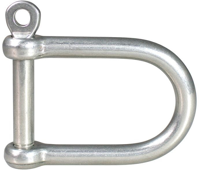 Edelstahlschäkel extrabreit geschmiedet mit Schraubbolzen Edelstahlschäkel extrabreit geschmiedet mit Schraubbolzen