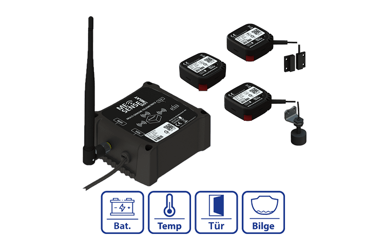 3920-701 WEATHERDOCK ME SENSE Bootsüberwachung Advanced Set WEATHERDOCK ME SENSE Bootsüberwachung Set