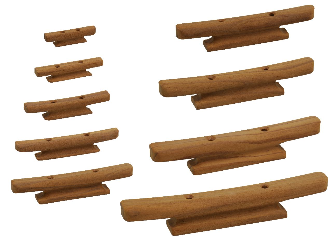 Belegklampe aus KEBONY-Holz