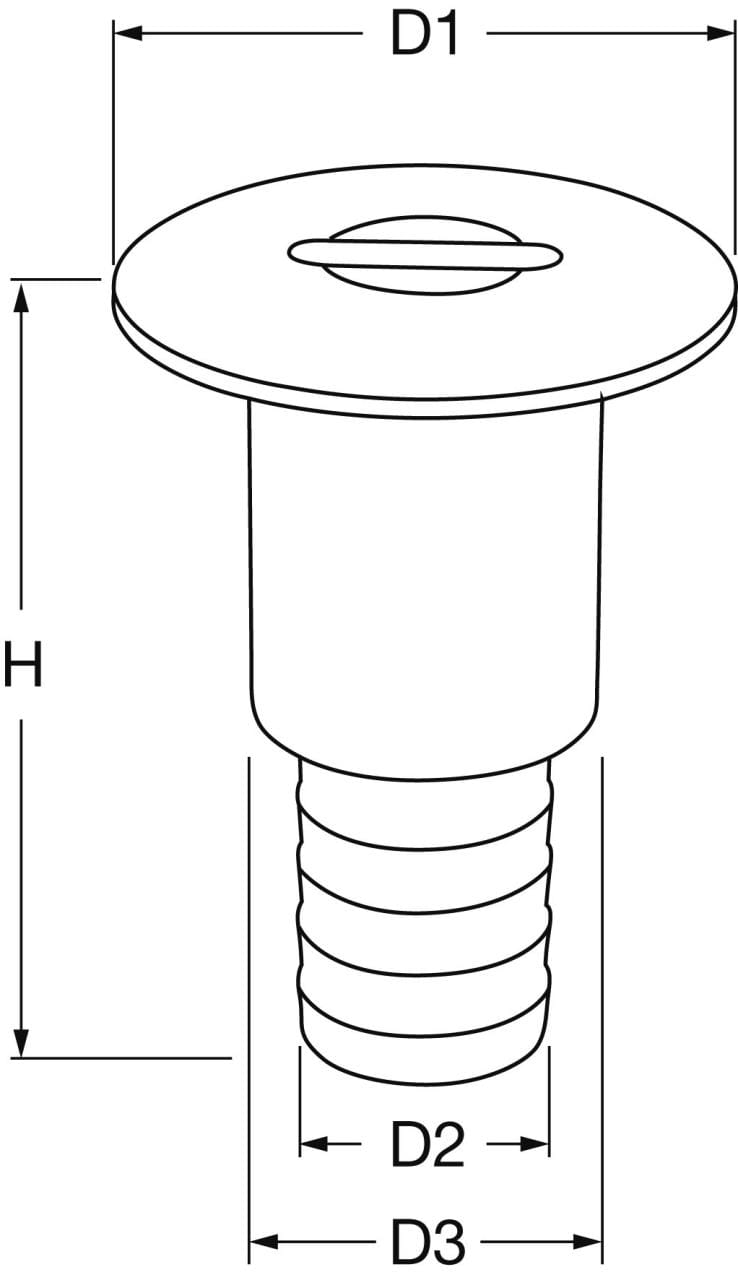 5012*03 Tank-Absaugstutzen Messing mit Griff - Bild 2