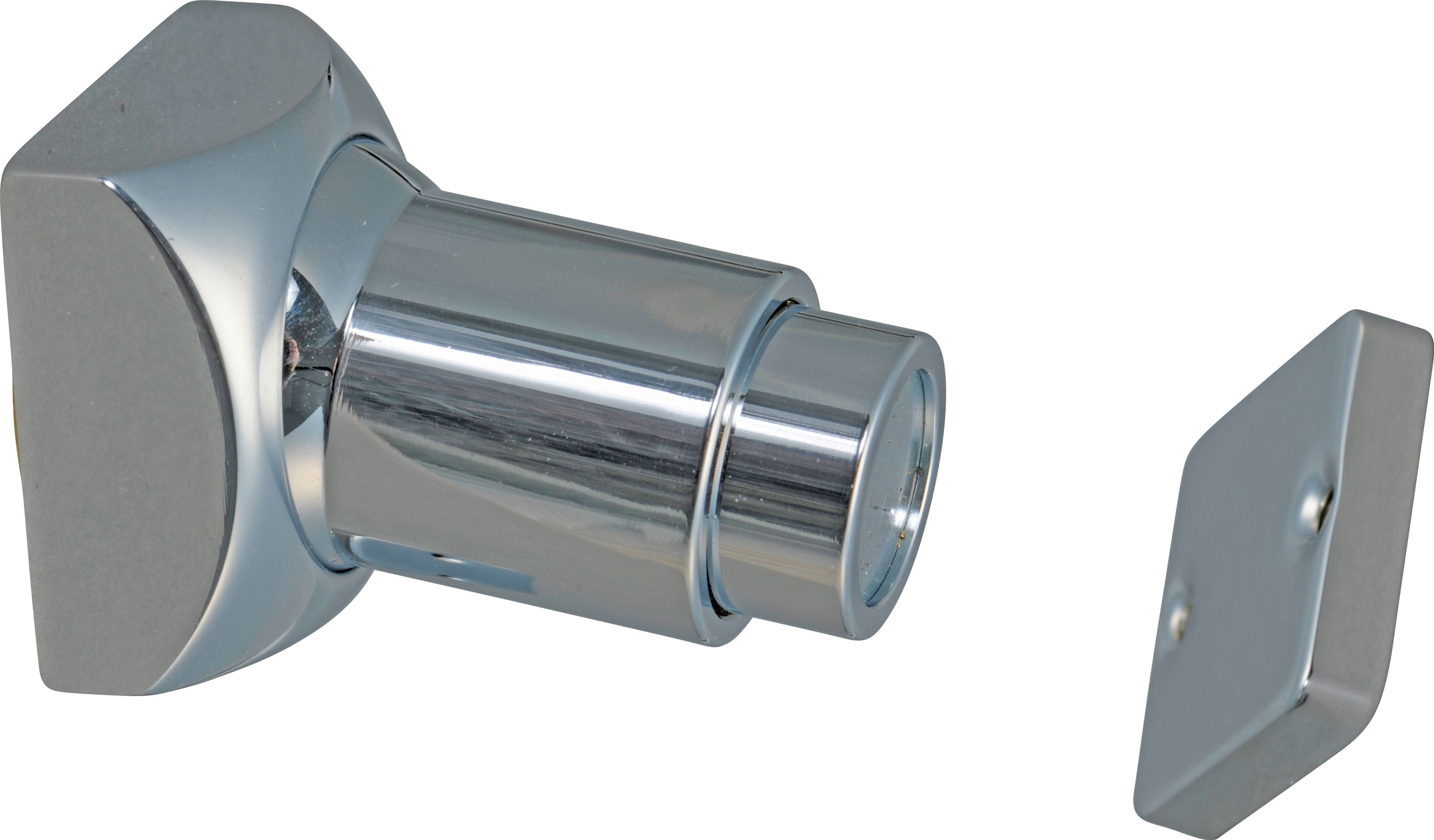 4068-503 FORESTI Magnet-Türhalter, Messing verchromt
