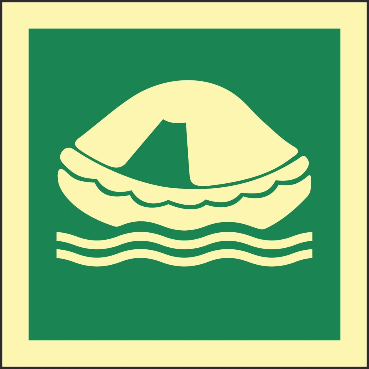 Imo Flag Sticker Liferaft IMO sticker | TOPLICHT
