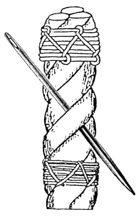 Curved sack needle Curved sack needle