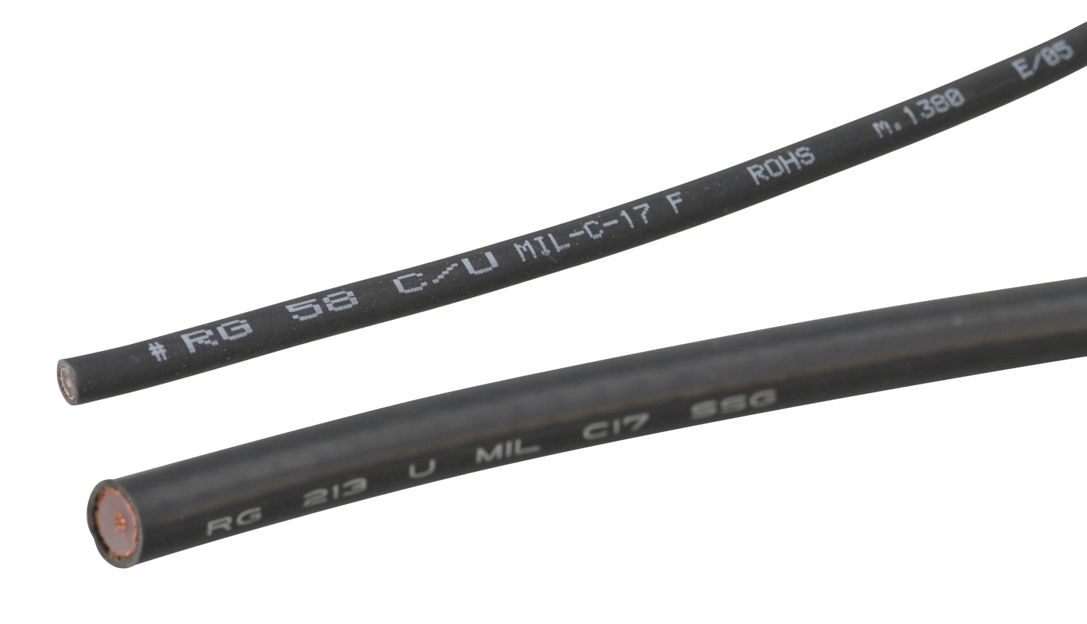 UKW-Antennenkabel / Koaxialkabel Koax-Kabel schwarz für UKW-Seefunkantennen