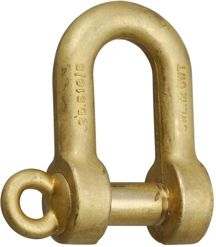 Bronze 'D' shackle Bronze 'D' shackle