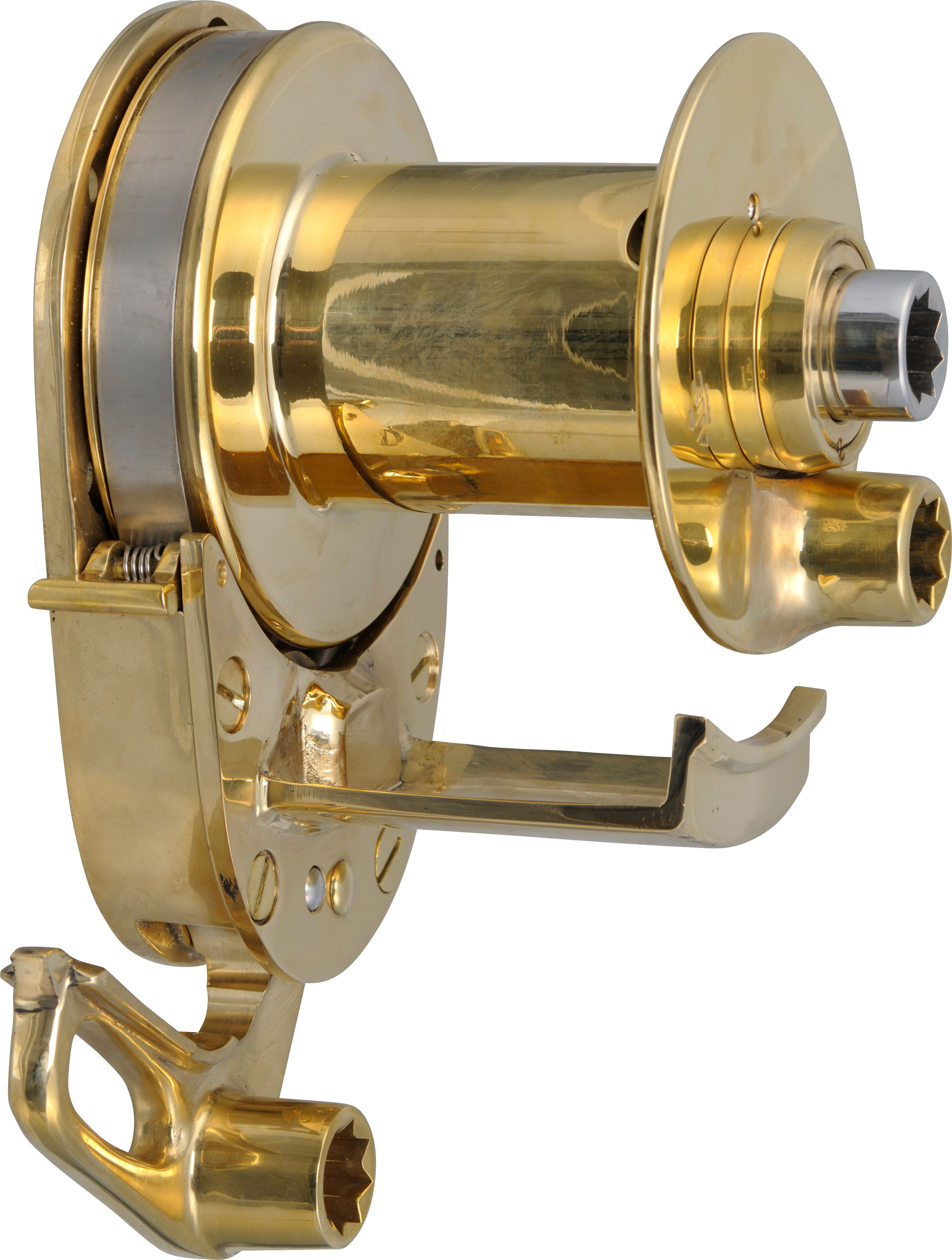 1880*03 WILMEX Fallwinde / Schwertfallwinde aus Bronze poliert Typ 3 WILMEX Fallwinde / Schwertfallwinde aus Bronze Typ 3