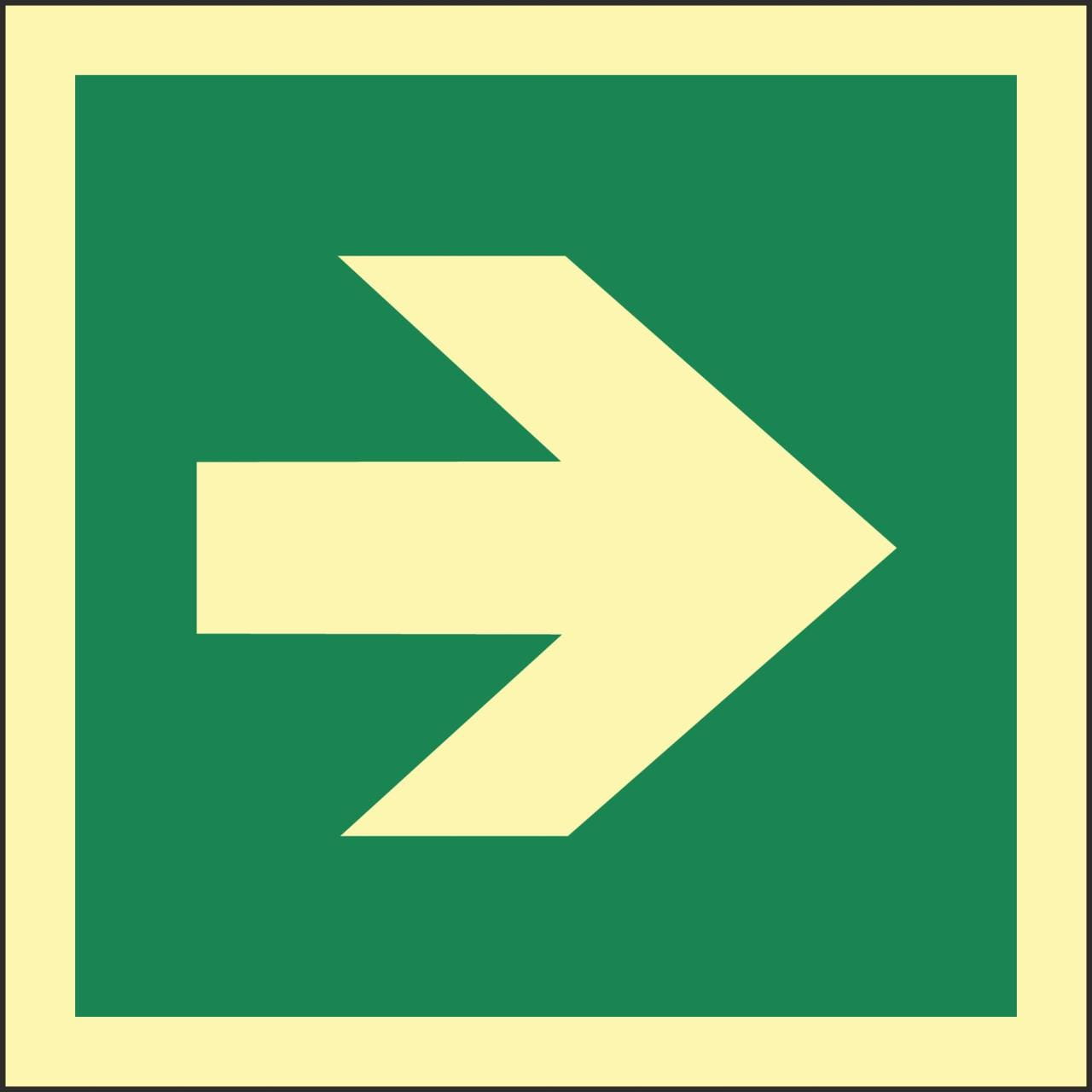 Arrow straight IMO-Aufkleber