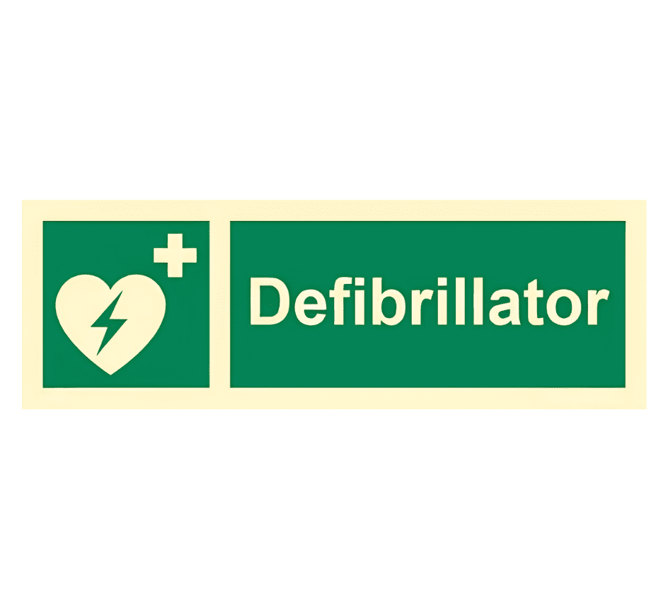 3276-080 Defibrillator IMO-Aufkleber