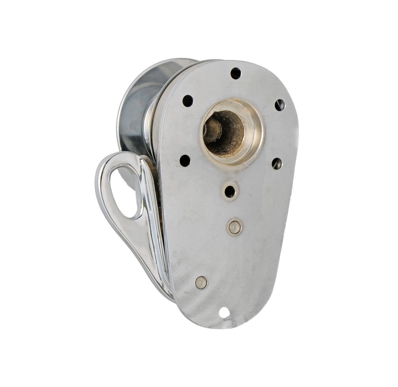 1880-745  Bronze-Fallwinde WILMEX Nr.1 linksdrehend Bronze verchromt