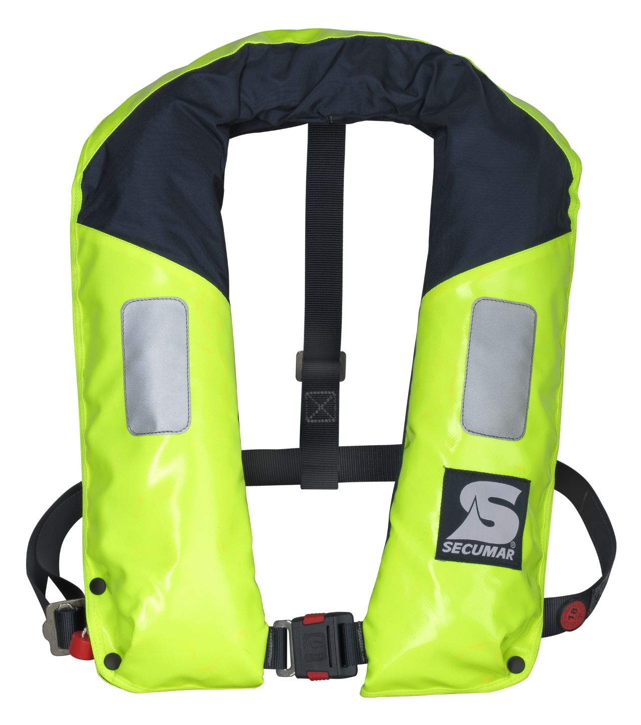 3286-671 SECUMAR GOLF 275 NEON ohne Harness Arbeitssicherheitsweste gelb