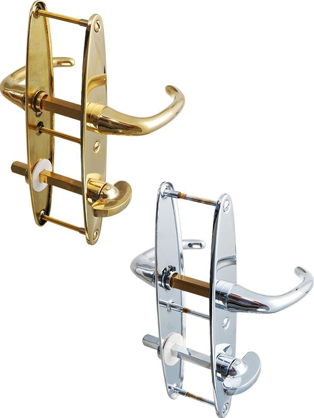 Handle set for the mortise toilet yacht-lock Handle set for the mortise toilet yacht-lock