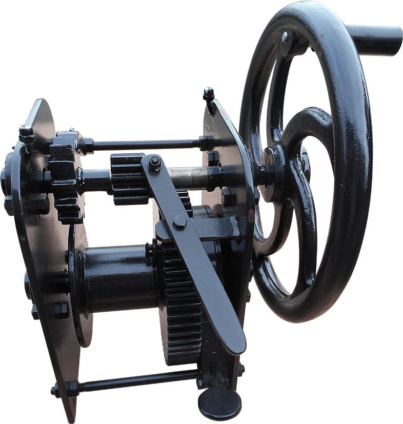 Schwertfallwinde aus Stahl Schwertfallwinde aus Stahl