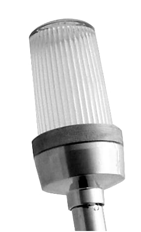 3245-02* Rundumlicht mit Mast Ms poliert oder verchromt