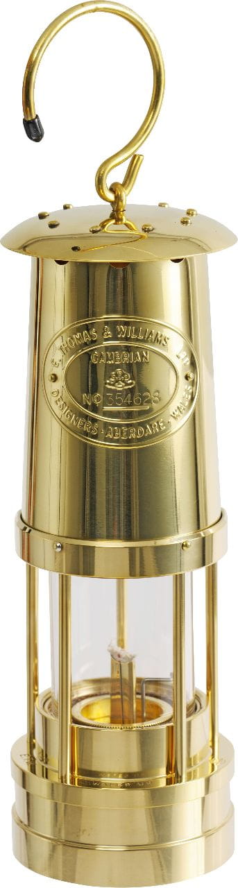 4295-120 CAMBRIAN-Grubenlampe Messing von THOMAS & WILLIAMS 4295-120 CAMBRIAN-Grubenlampe Messing von THOMAS & WILLIAMS