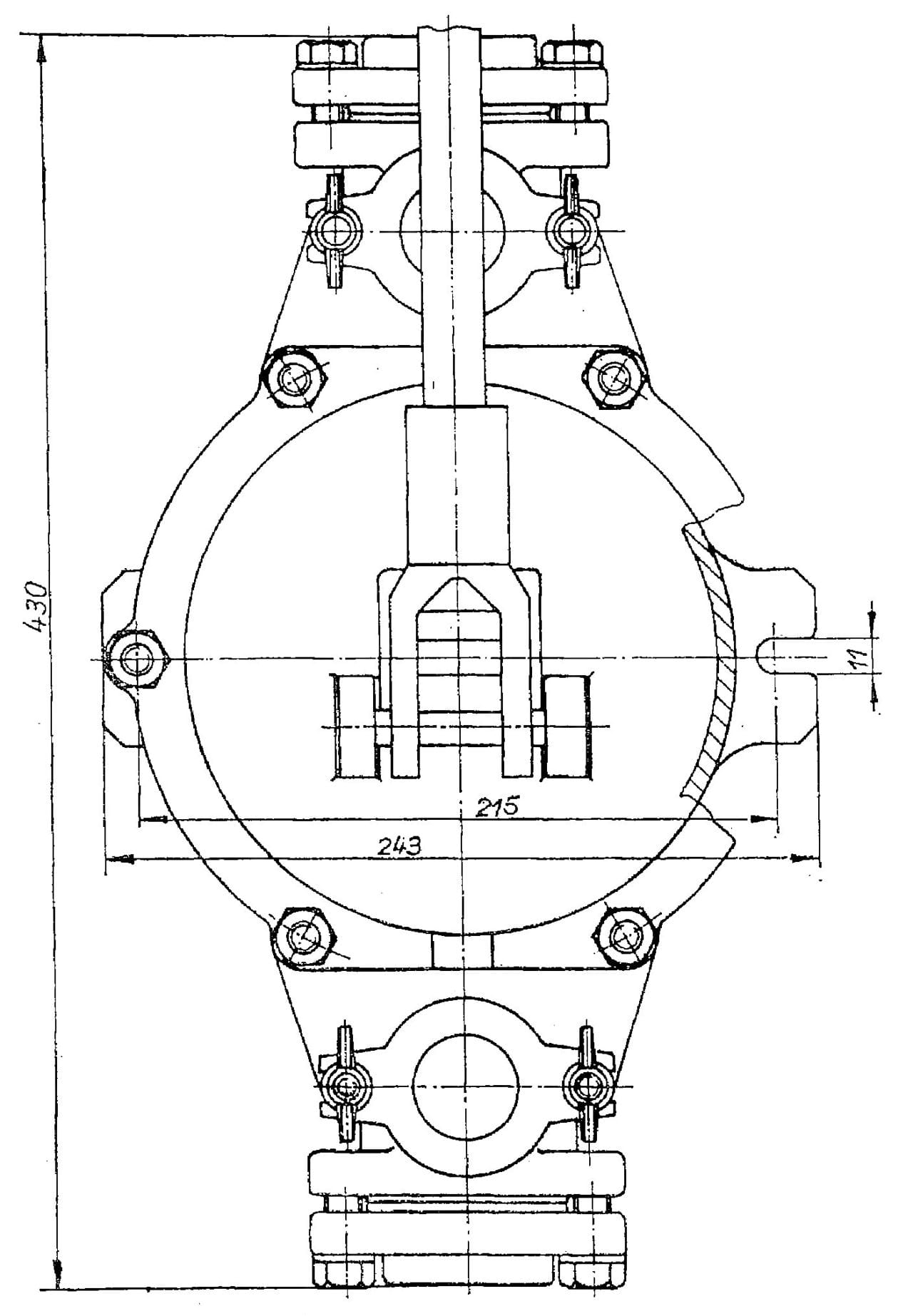 Diaphragm pump cast iron