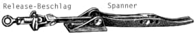 1659*01 Backstagspanner (Highfield lever) Bronze DAVEY
