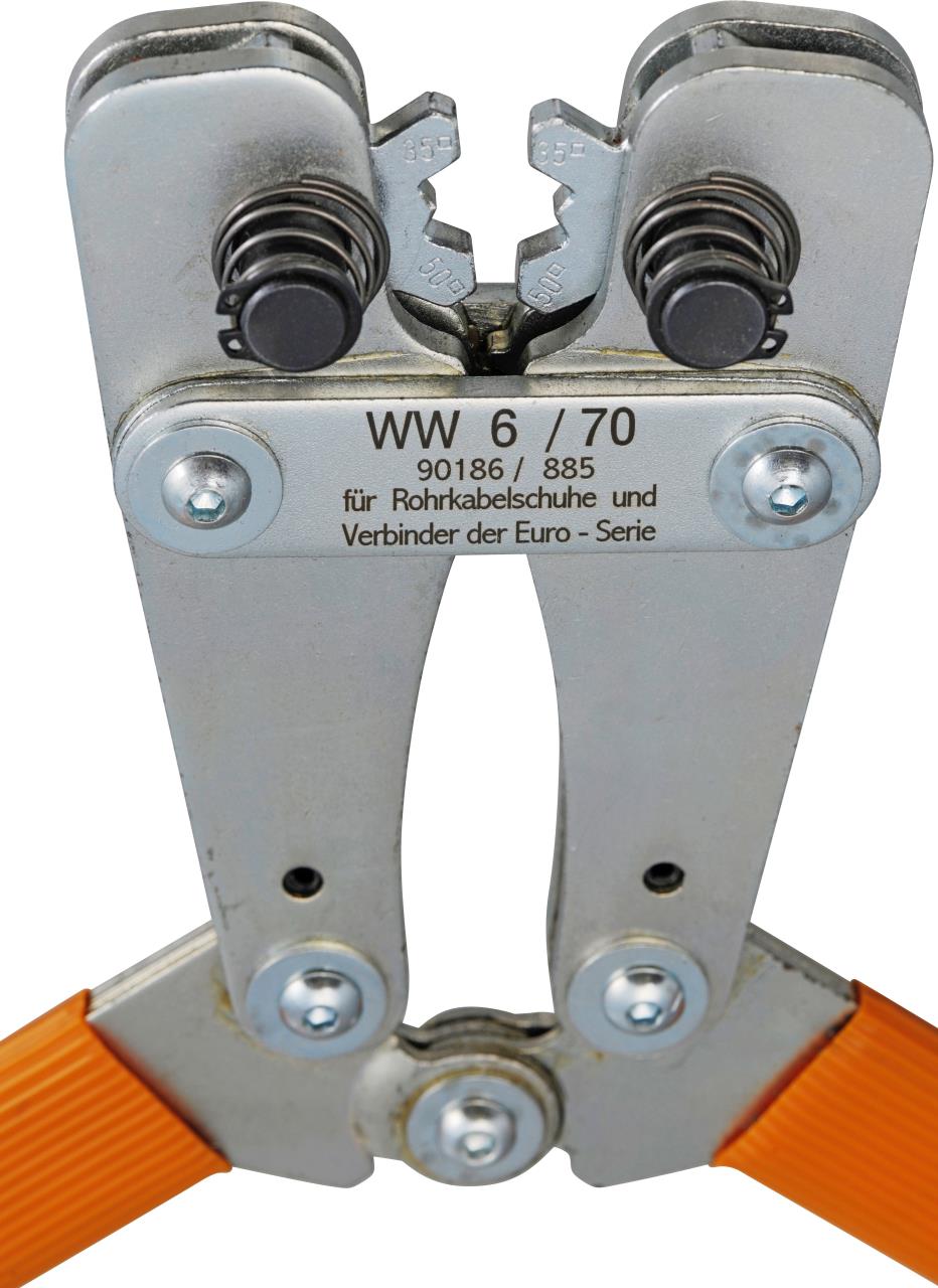 4363-007 Presszange für Rohrkabelschuhe Crimping pliers for tubular cable lugs