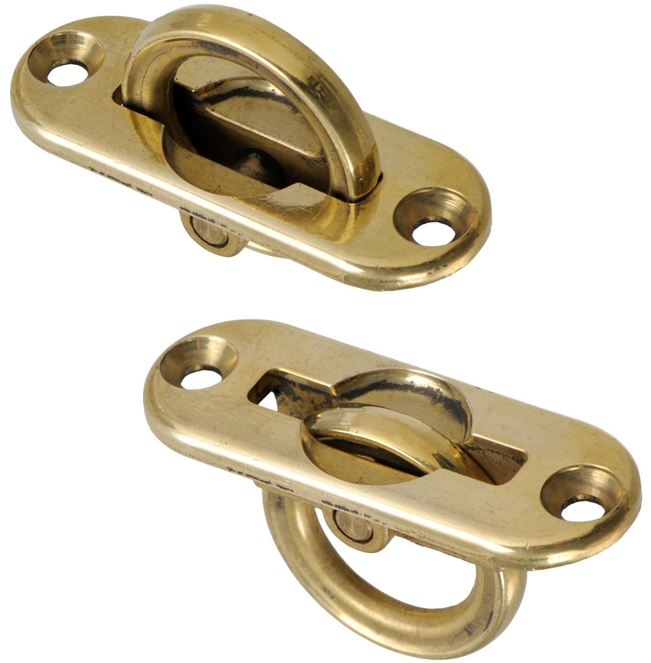 4557-000   Bronze Bodenheber poliert mit losem Ring