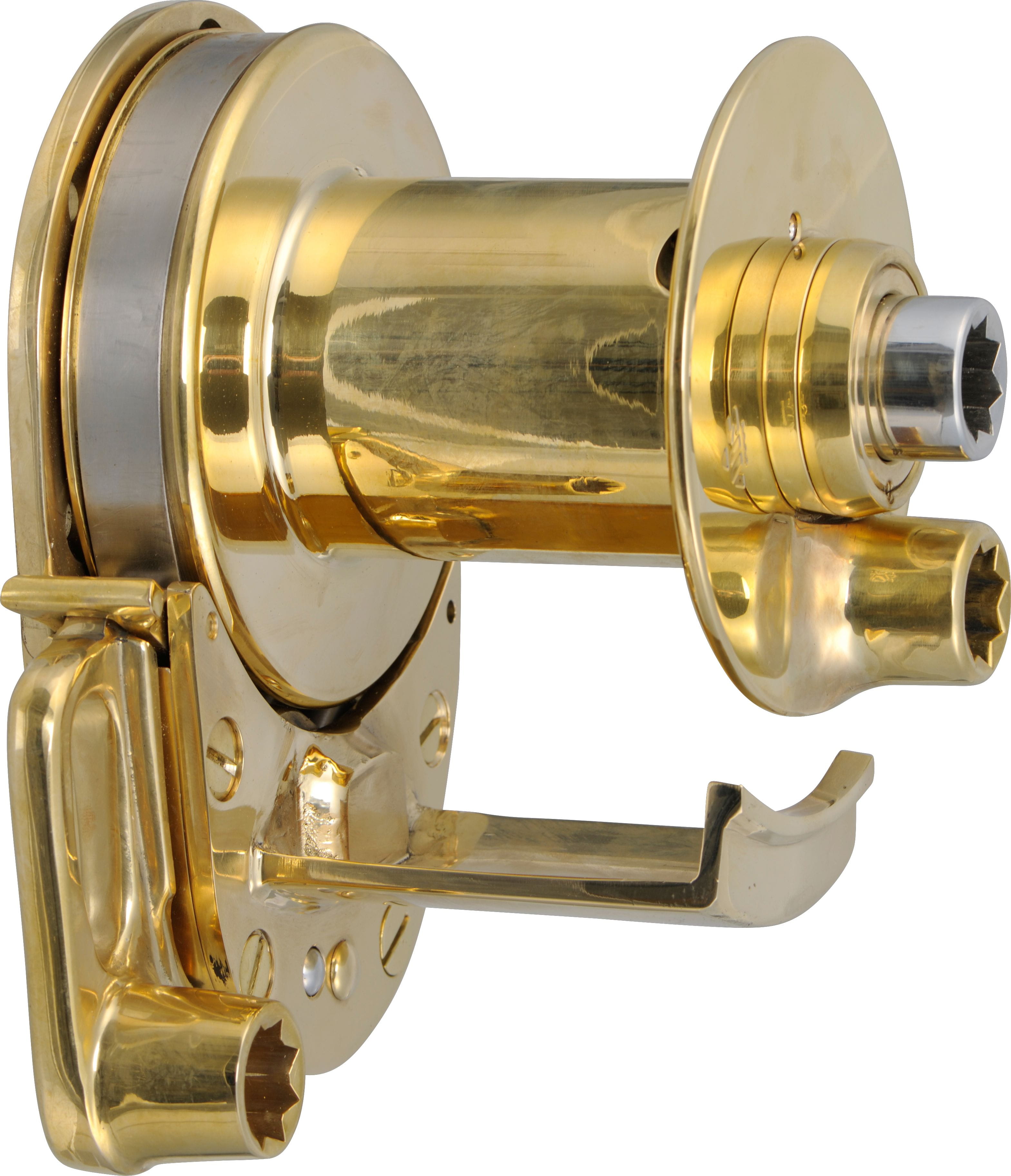 1880*03 WILMEX Fallwinde / Schwertfallwinde aus Bronze poliert Typ 3 WILMEX Fallwinde / Schwertfallwinde aus Bronze Typ 3