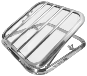 Decksluken quadratisch mit Glasscheibe Decksluken quadratisch mit Glasscheibe