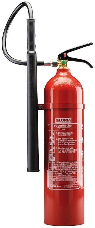3418-005 CO2 Feuerlöscher 5 kg CO2-Feuerlöscher GLORIA