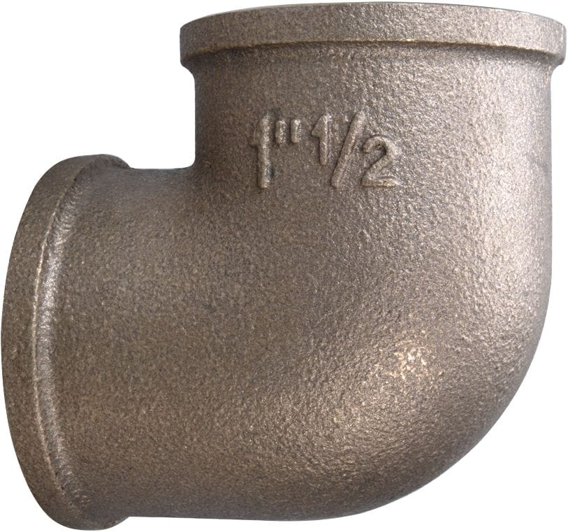 1910*06 Rotguss Winkel 90° mit 2 x Innen-Gewinde