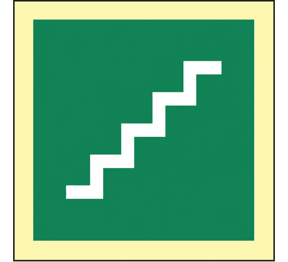 3276-132 Stairway IMO-Aufkleber
