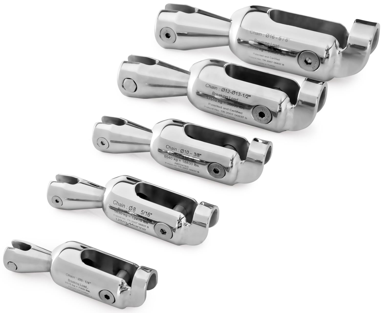 1197*02 ULTRA MARINE Anker-Ketten-Verbinder FLIP
