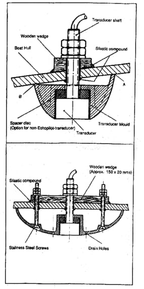 3988-102 Geber für Echolot NASA, ECHOPILOT, SEAFARER Geber für Echolot NASA, ECHOPILOT, SEAFARER