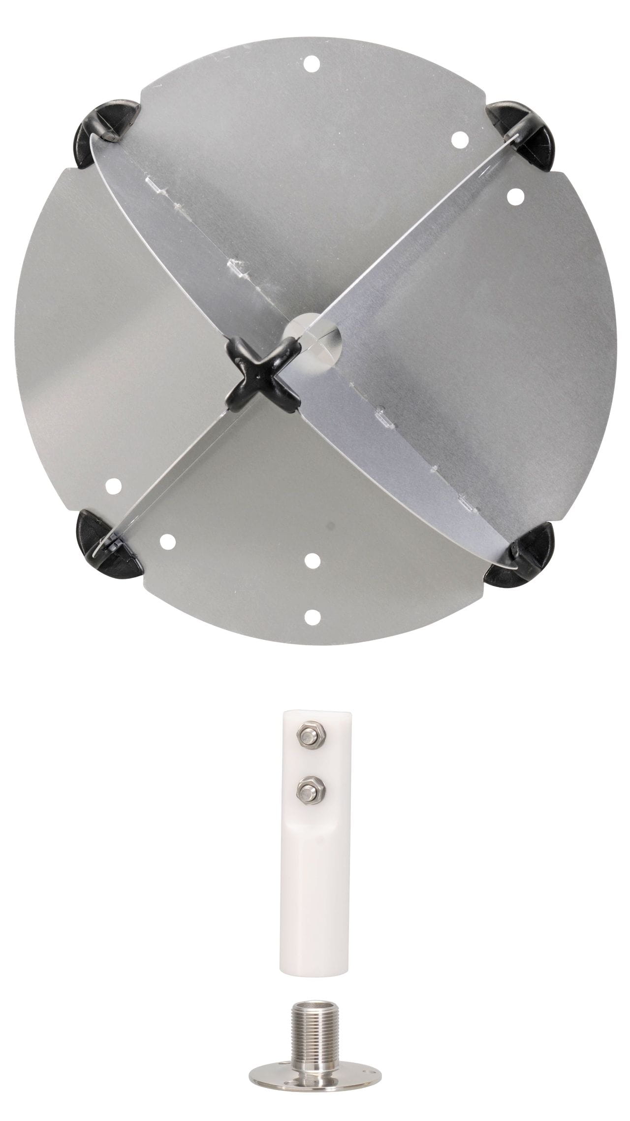 3050-009 ECHOMAX EM12 Radarreflektor - 3050-110 Halterung für Antennenfuß - 3940-109 Antennenfuß ECHOMAX EM12 Radarreflektor