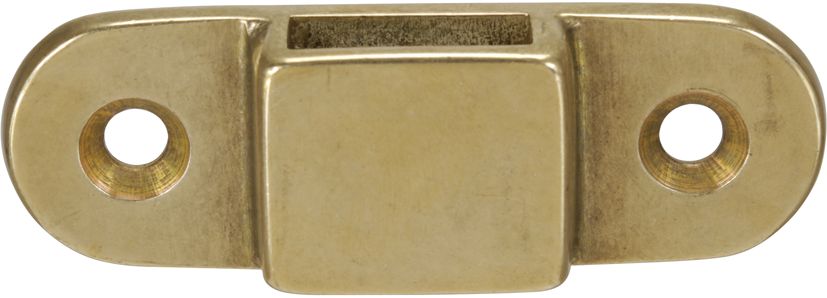 1579-001 Rumpfbeschlagfür Badeleiter, Messing poliert