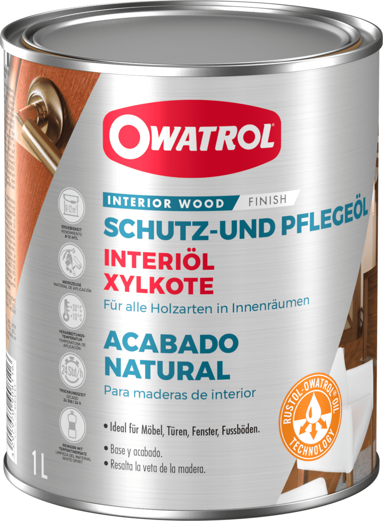 OWATROL INTERIOL satin oil varnish