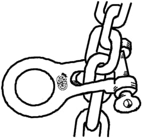 1257*01 Kettenschäkel CHAIN GRIPPER