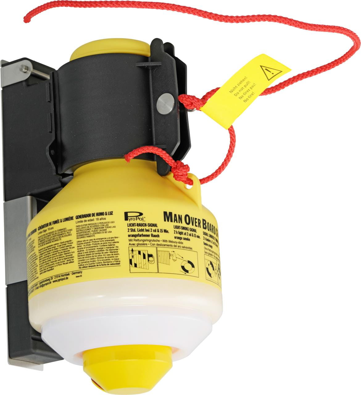 3001*15 PYROPOL CF4 SOLAS Mann-über-Bord Licht-Rauch-Signal PYROPOL man overboard light smoke signal SOLAS
