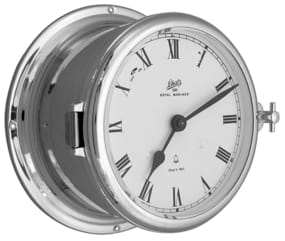 SCHATZ ROYAL 483CS Quarz-Glasenuhr römisch Messing verchromt SCHATZ ROYAL 483CS Quarz-Glasenuhr römisch Messing verchromt