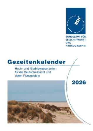 Gezeitenkalender Deutsche Bucht / Flussgebiete BSH 2117