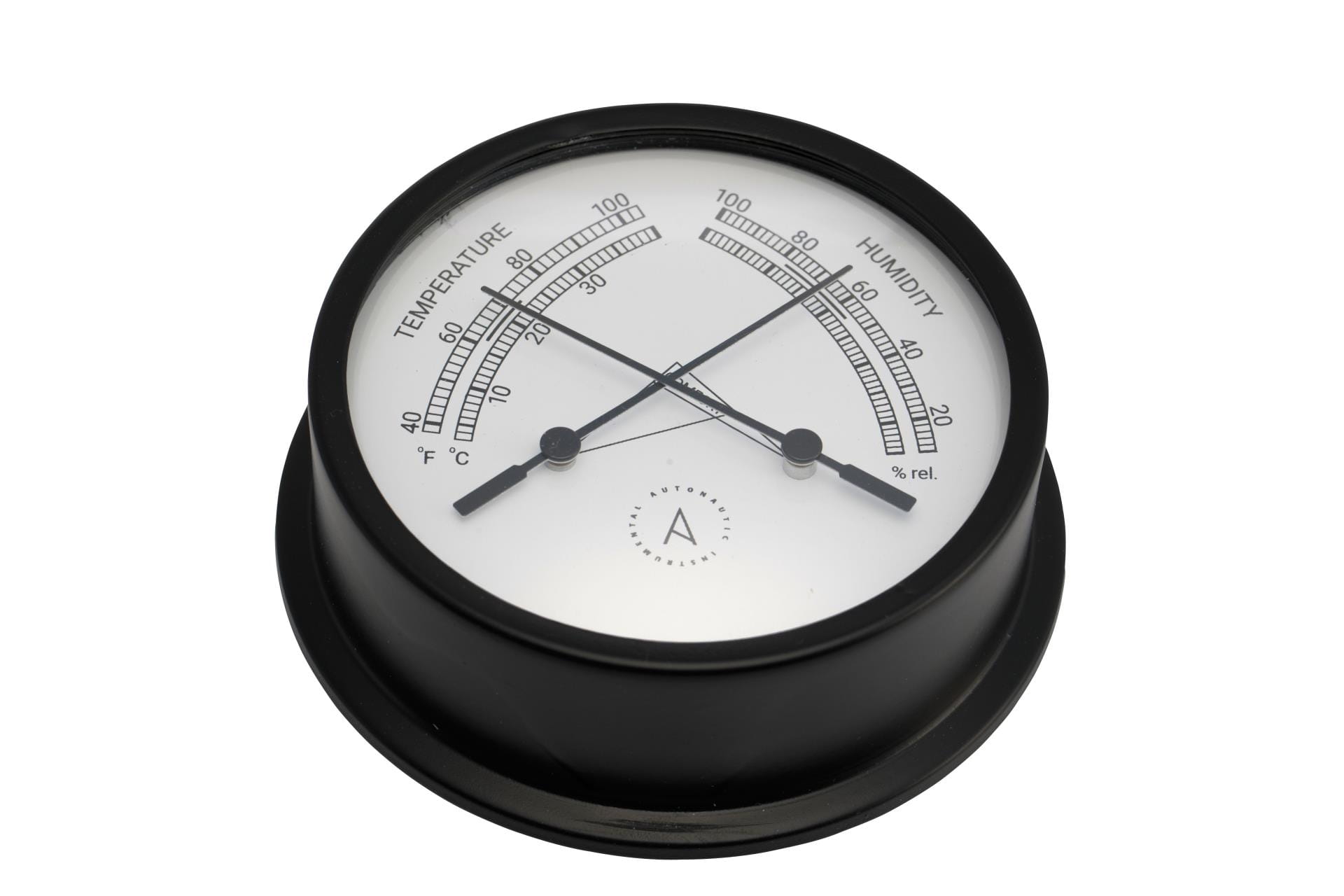 3643-125 AUTONAUTIC Pacific 120 Aluminium-Comfortmeter, schwarz